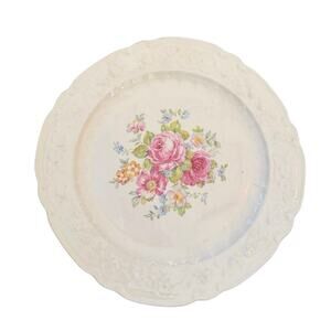 Vintage Homer Laughlin Virginia Rose Dinner Plates